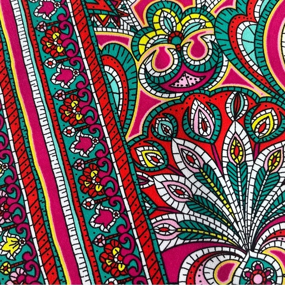 Liz Claiborne pink pattern dress size medium - Picture 3 of 7